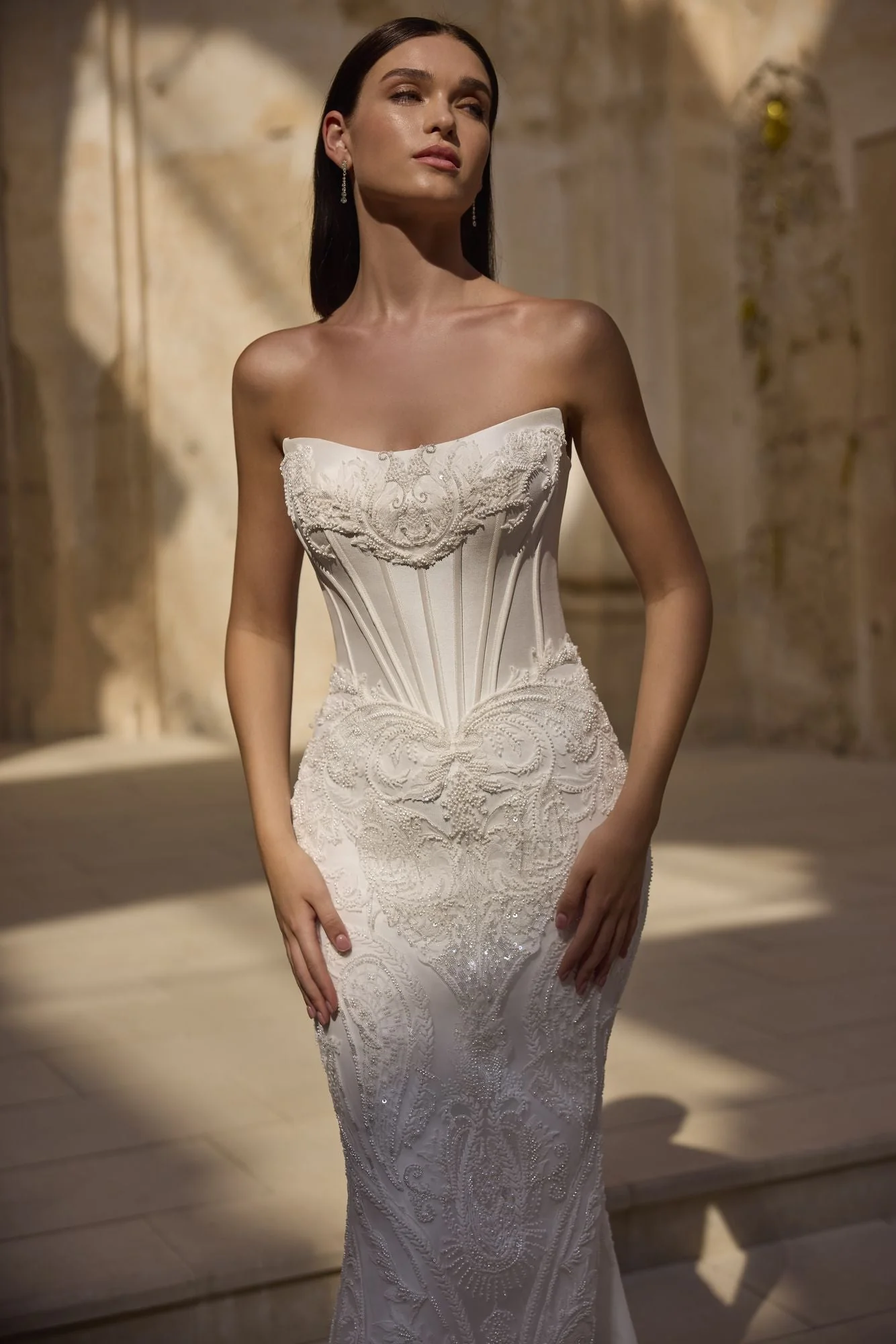 Heron Wedding Dress - 63028A - Image 2