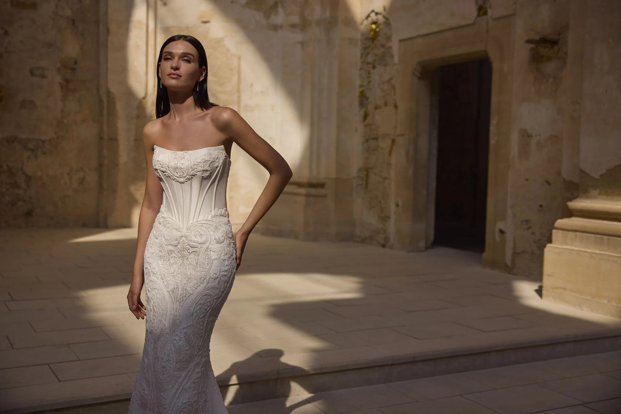 Heron Wedding Dress - 63028A - Image 4