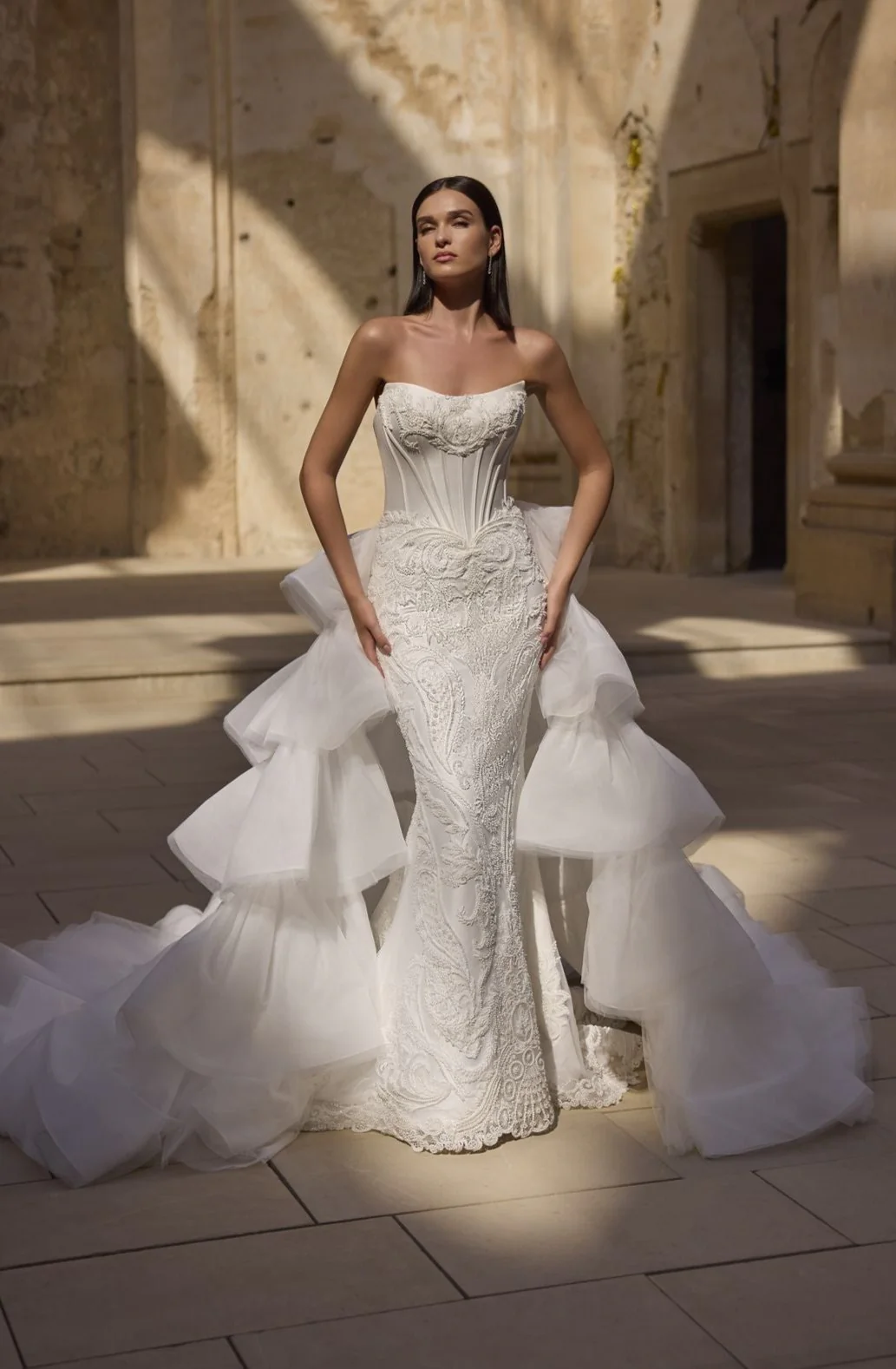 Heron Wedding Dress - 63028B
