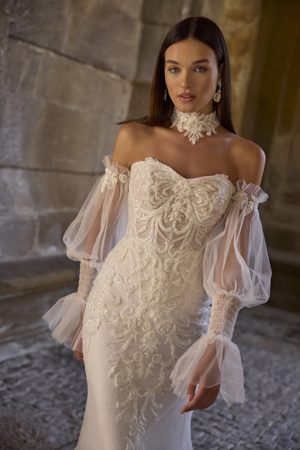 Atlas Wedding Dress - 63207 - Image 3